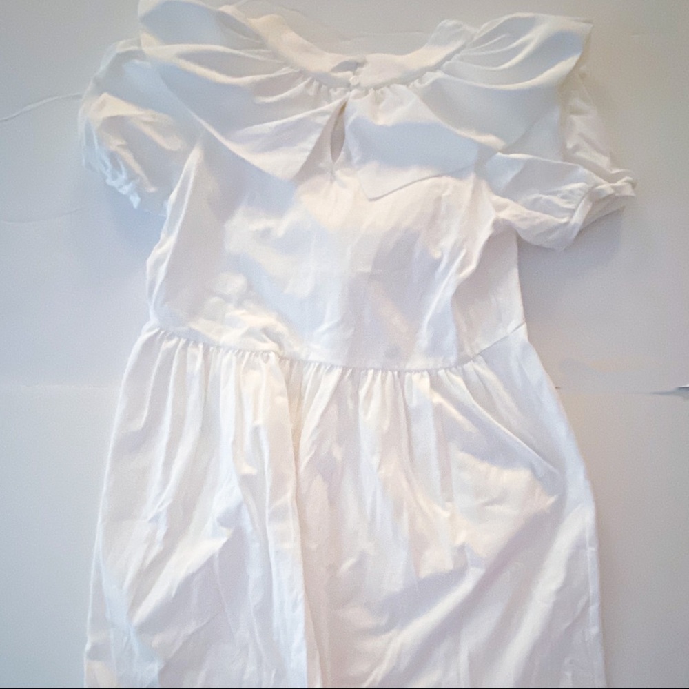 2x30 Zara Girls White Cotton Dress - Picture 6 of 6